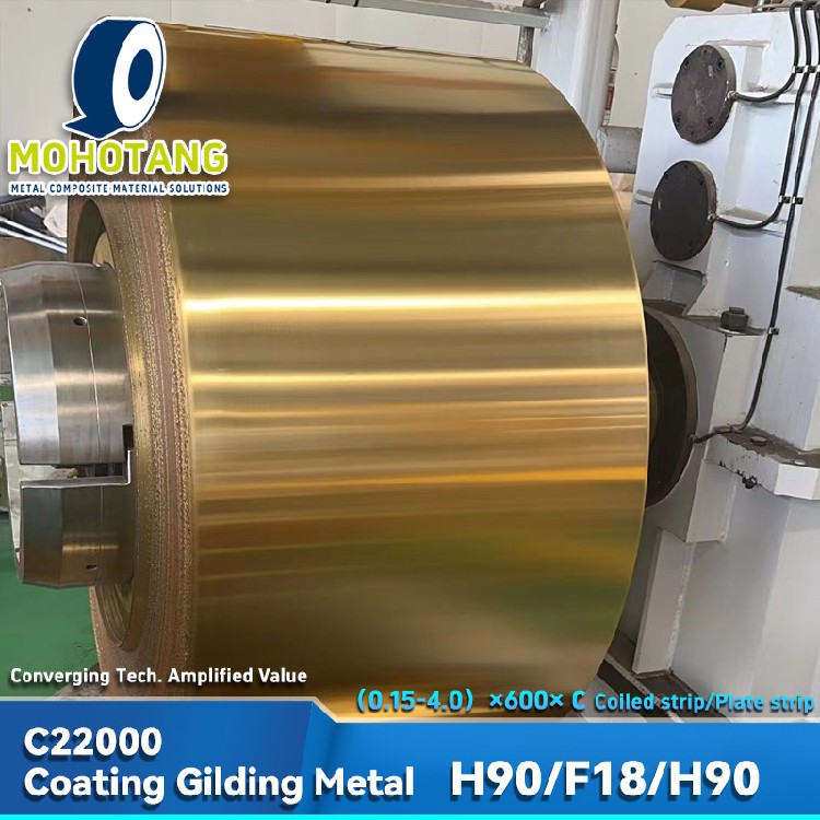 TOMBAC STEEL TOMBAC TOMBAC STEEL TOMBAC-St-Cuzn10 H90/If/H90 C22000 /If/ C22000 Coating Gilding Metal Brass 90 Clad on Both Sides - Image 2