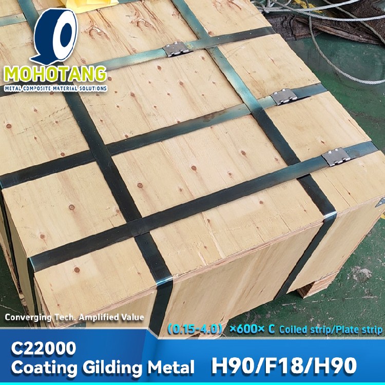 TOMBAC STEEL TOMBAC TOMBAC STEEL TOMBAC-St-Cuzn10 H90/If/H90 C22000 /If/ C22000 Coating Gilding Metal Brass 90 Clad on Both Sides - Image 4