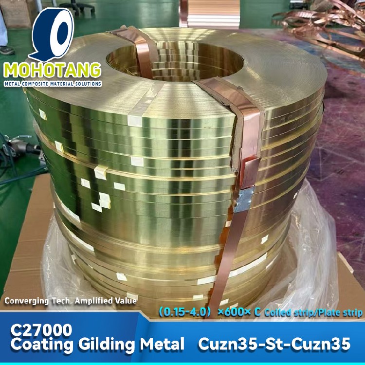 C27000 Brass Steel Brass Copper-Steel Clad Plate 0.15mm C2700/If/ C2700 H65 Alloy - Image 4
