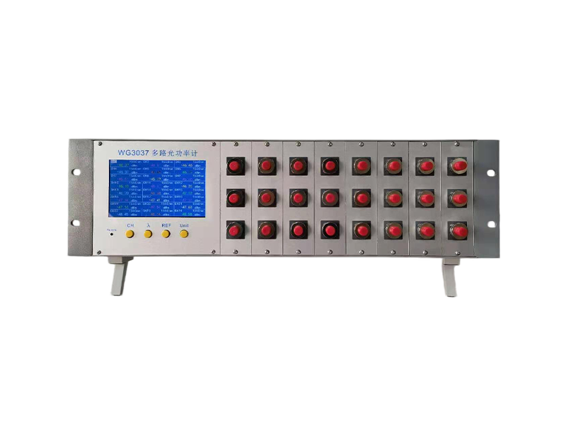 WG3037 24-Channel Parallel Optical Power Meter- 850-1650nm, 0.1dB Accuracy, USB/LAN Programmable, for Optical Module & MPO Production Testing