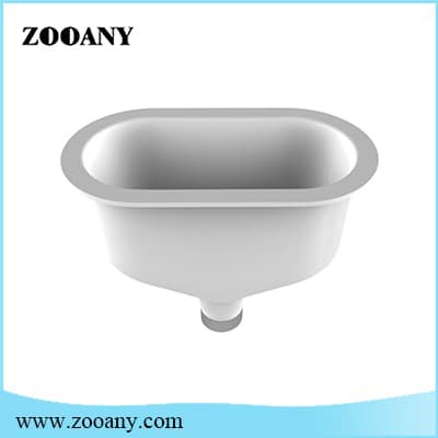 ZAS007 polypropylene  flat cup sink for fume hood - Image 3