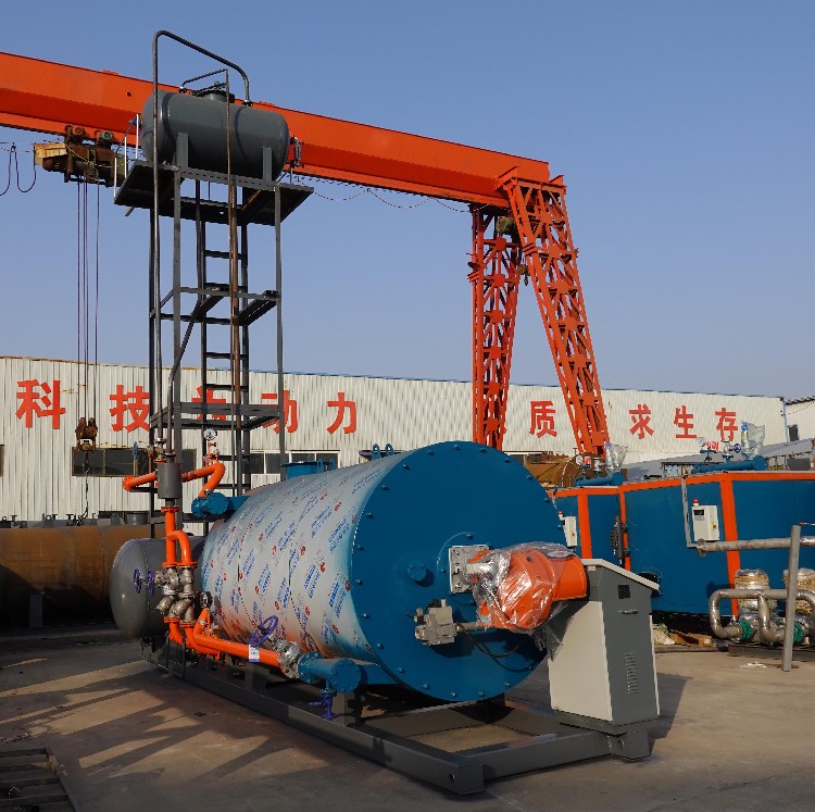 Industrial Thermal Oil Heating System 1.4MW 1200000 kcal/h 310C Outlet Temperature Horizontal Design