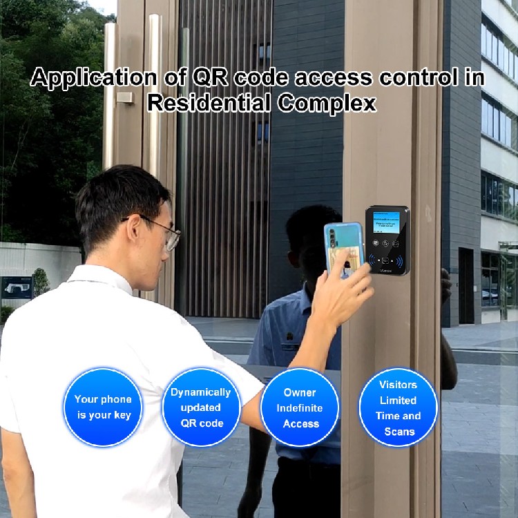 All-in-one QR Code Access Controller CR07E Network QR Code Scanner HTTP MQTT RFID QR Code System NFC 13.56Mhz IC QR Code Reader Access Control - Image 3