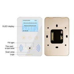 Cyberoce RJ45 Wiegand TCP IP NFC RFID IC Card Door Access Control Card Reader with Barcode Scanner - Image 3