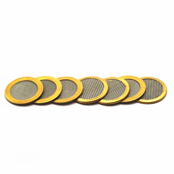 Customized SUS304 woven mesh filter disc with copper rim  - Image 5