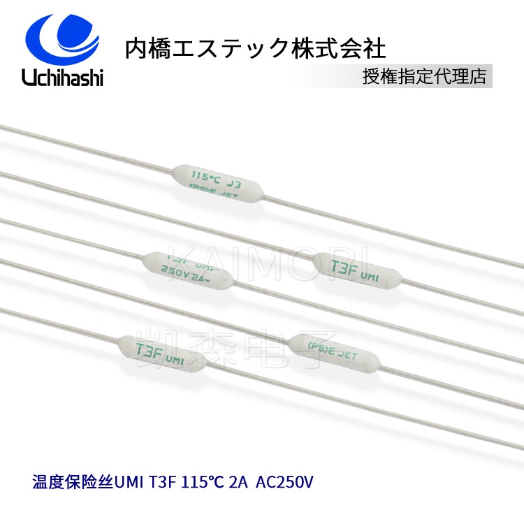 UCHIHASHI T3F Thermal Fuse AC250V 2A  - Image 3