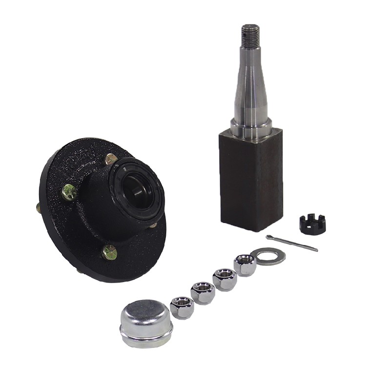 Trailer and RV Specific Non-Brake Chassis Hub And Spindle Assembly | Shiao Trailer Chassis Manufacturing Factory - Image 2