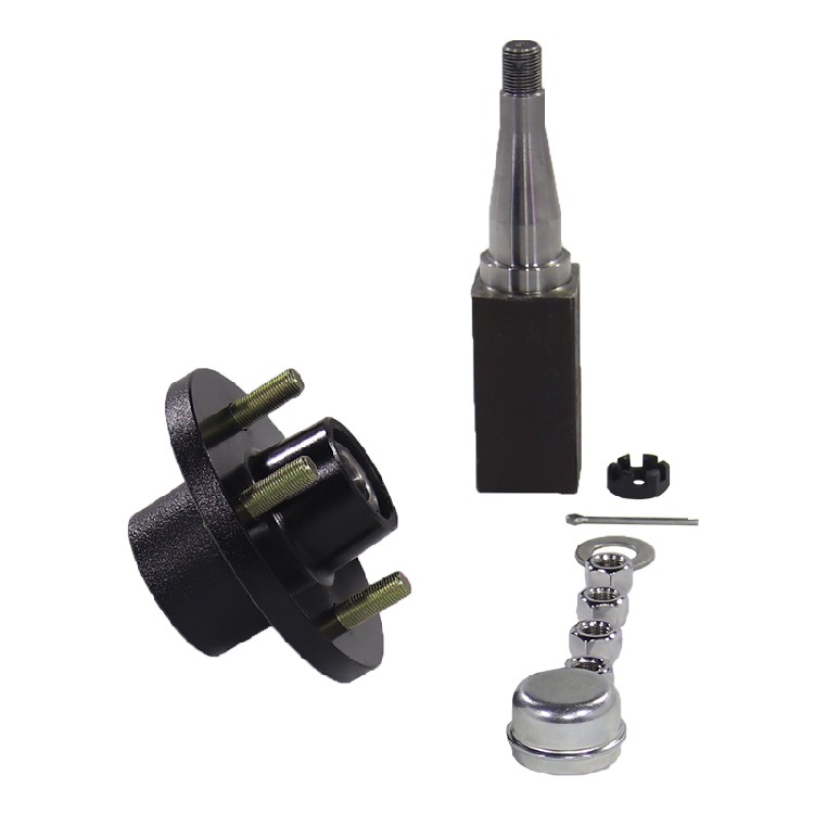 Trailer and RV Specific Non-Brake Chassis Hub And Spindle Assembly | Shiao Trailer Chassis Manufacturing Factory