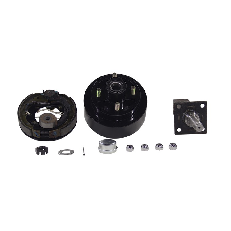 Trailer RV Specific Brake Drum Hub And Spindle Assembly | Electric Brake, Hydraulic Brake, Hand Brake | Shiao Trailer Chassis Manufacturing Factory
