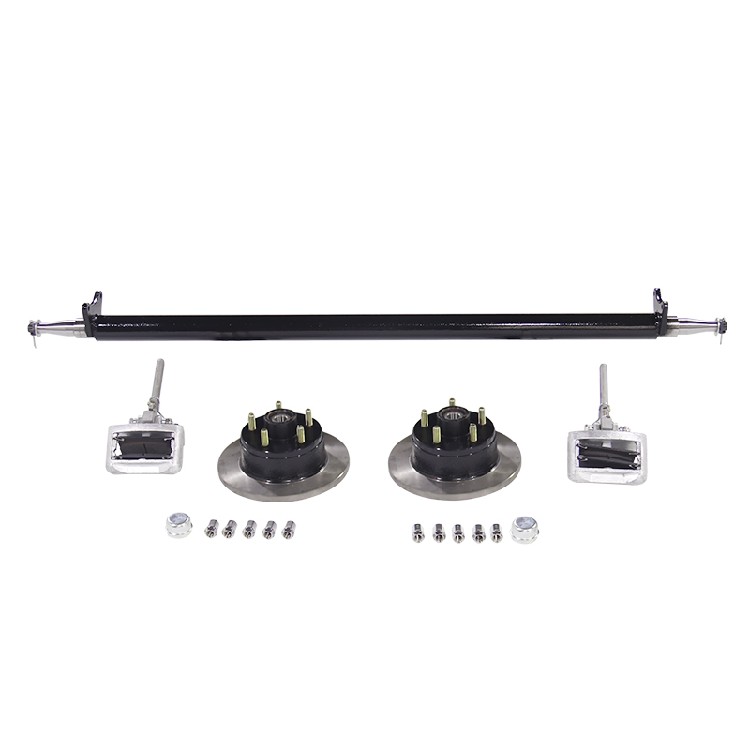 Trailer RV Specific Brake Disc Rotor And Caliper | Caliper Assembly, Disc Brake, Rear Axle Assembly | Shiao Trailer Chassis Manufacturing Factory - Image 4