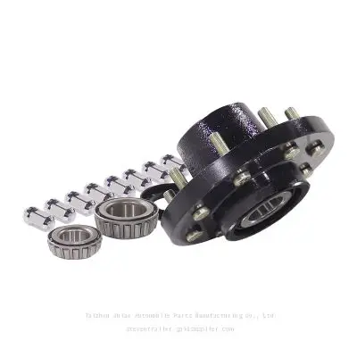 2200 lb, 5-Hole | Trailer Chassis Hub, Axle Spindle, Axle Assembly, Rear Axle Hub End For Towable RV, Light-Duty Trailer, Food Camping Trailer - Image 3