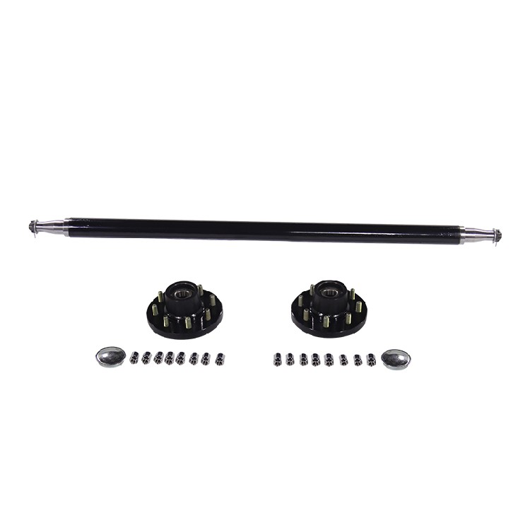 7000 lb, 8-Hole | Travel Trailer, Flatbed Trailer, Camper Trailer Specific Chassis Wheel Hub, Straight Rear Axle Assembly, Spindle, Hub End - Image 6