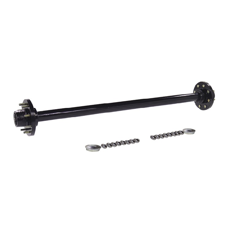 7000 lb, 8-Hole | Travel Trailer, Flatbed Trailer, Camper Trailer Specific Chassis Wheel Hub, Straight Rear Axle Assembly, Spindle, Hub End - Image 5