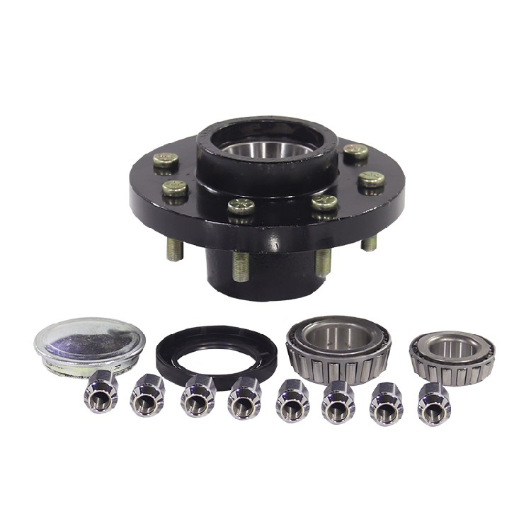 7000 lb, 8-Hole | Travel Trailer, Flatbed Trailer, Camper Trailer Specific Chassis Wheel Hub, Straight Rear Axle Assembly, Spindle, Hub End - Image 2