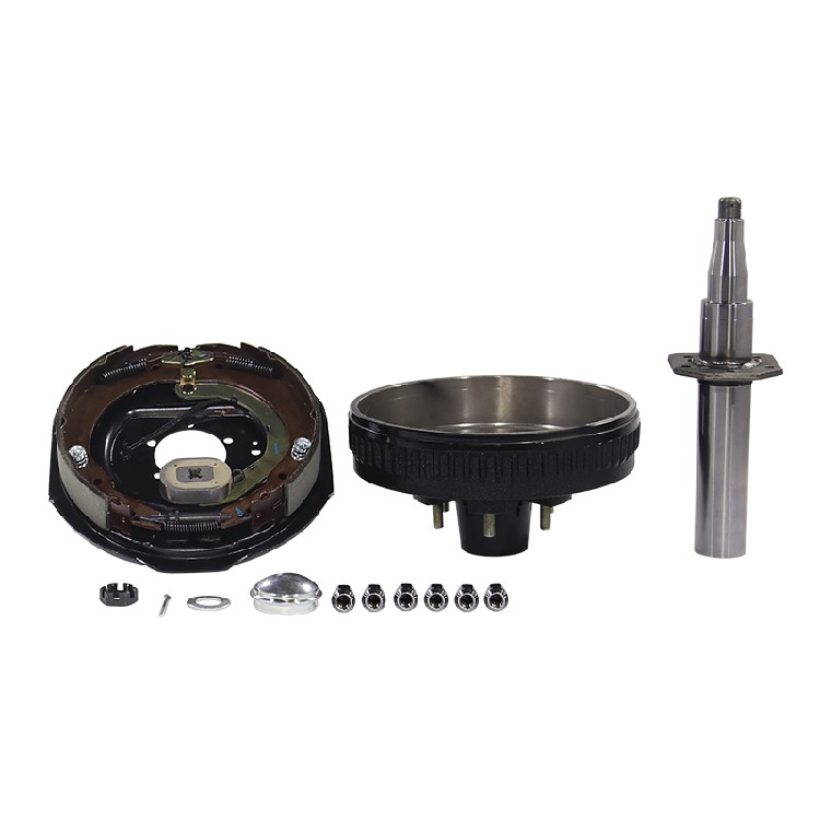 6000 lb, 6-Hole | Towable RV, Small Trailer, Light-duty Trailer's Brake Drum Assembly including Electric Brake, Hydraulic Brake and Parking Brake - Image 3