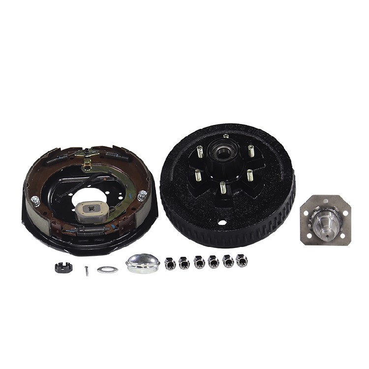 6000 lb, 6-Hole | Towable RV, Small Trailer, Light-duty Trailer's Brake Drum Assembly including Electric Brake, Hydraulic Brake and Parking Brake - Image 4