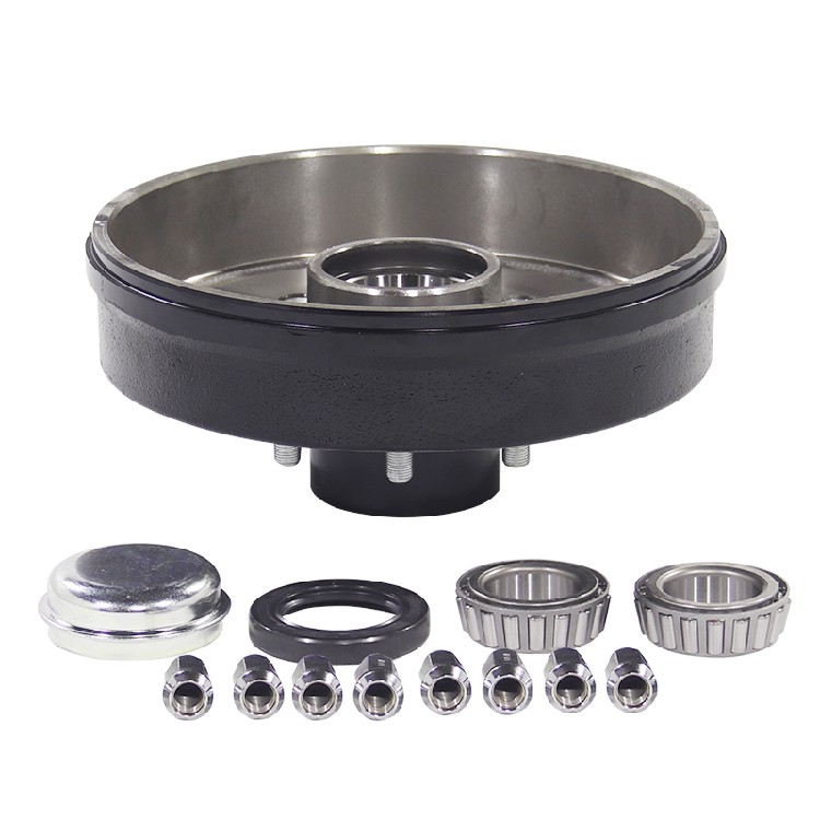 7000 lb, 8-Hole | Flatbed Trailer, Camper Trailer, Park Mdeol RV, Park Trailer's Spindle Assembly and Through Axle Assembly | One-Piece Axle - Image 2