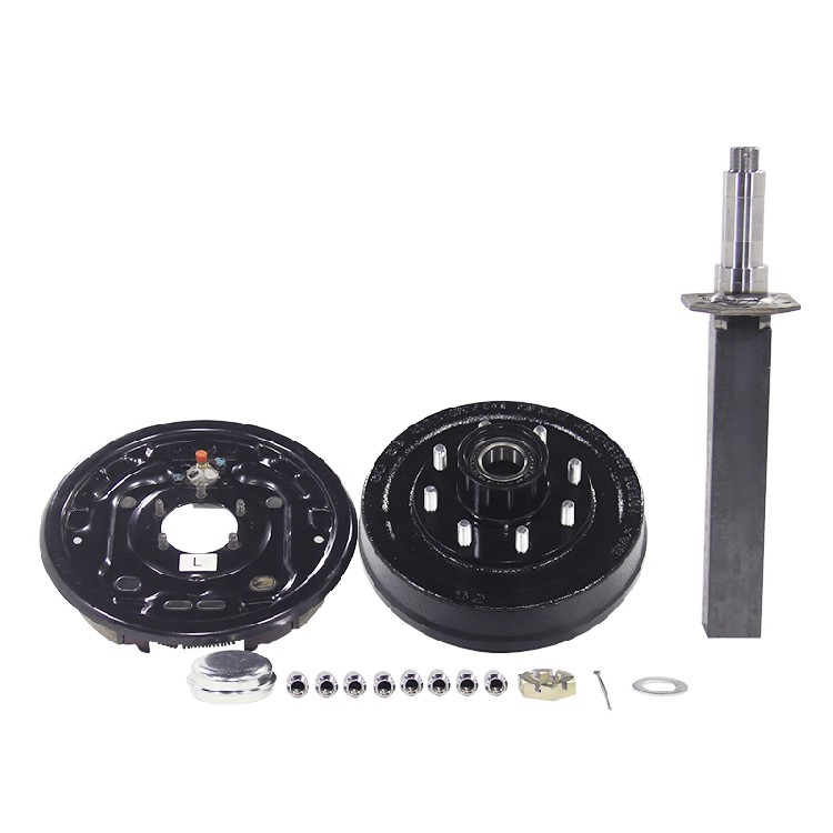 7000 lb, 8-Hole | Flatbed Trailer, Camper Trailer, Park Mdeol RV, Park Trailer's Spindle Assembly and Through Axle Assembly | One-Piece Axle - Image 4