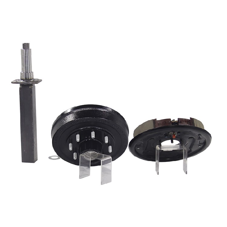 7000 lb, 8-Hole | Flatbed Trailer, Camper Trailer, Park Mdeol RV, Park Trailer's Spindle Assembly and Through Axle Assembly | One-Piece Axle - Image 3