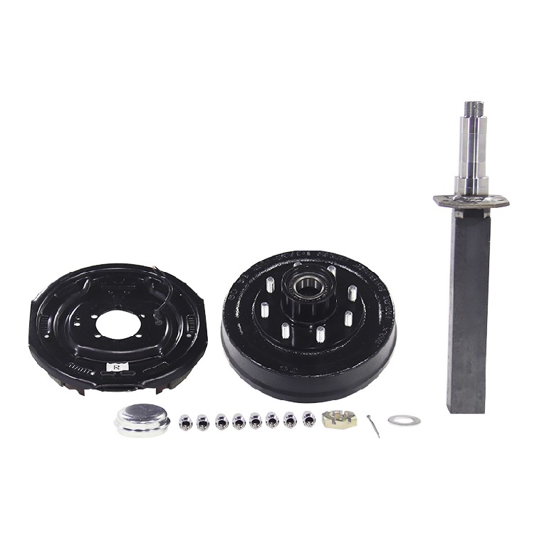 7000 lb, 8-Hole | Flatbed Trailer, Camper Trailer, Park Mdeol RV, Park Trailer's Spindle Assembly and Through Axle Assembly | One-Piece Axle - Image 6