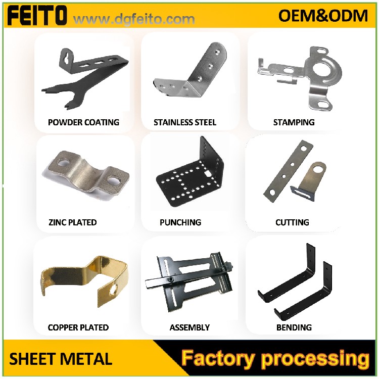 Feito Custom Stainless Steel Spring Steel Leaf Clip High Precision Metal OEM Stamping Various Stamping Metal Clamps Model