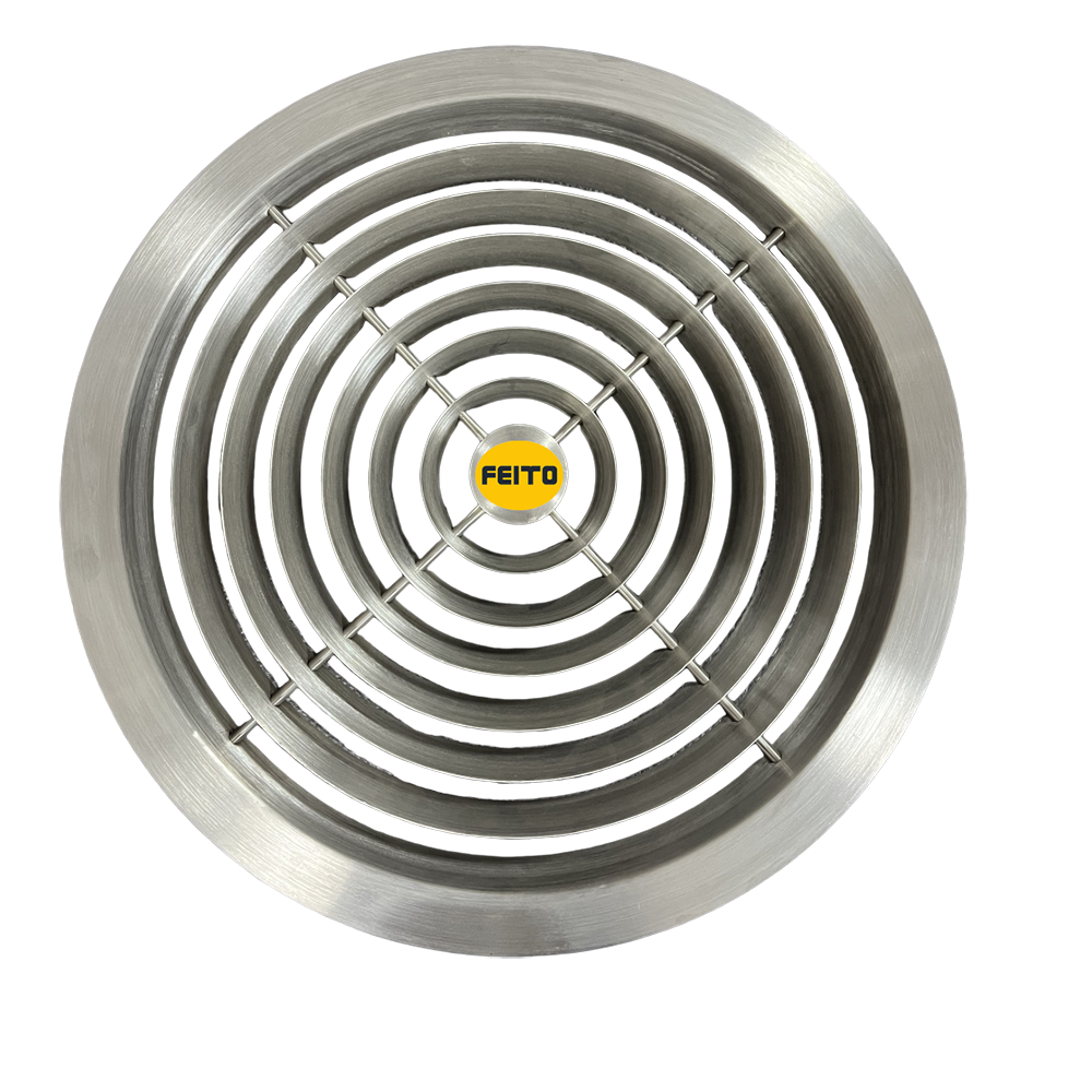 Feito OEM Stamping Bending Stainless Steel Sheet Metal Parts Ventilation Hood Suction Device 460mm - Image 2
