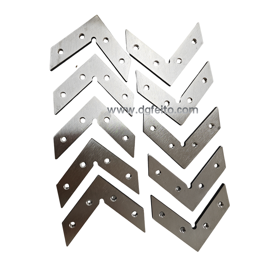 OEM Non-standard Steel Aluminum Laser Cut Sheet Metal Stamping Parts Industrial Bending Polishing Corner Brackets Feito