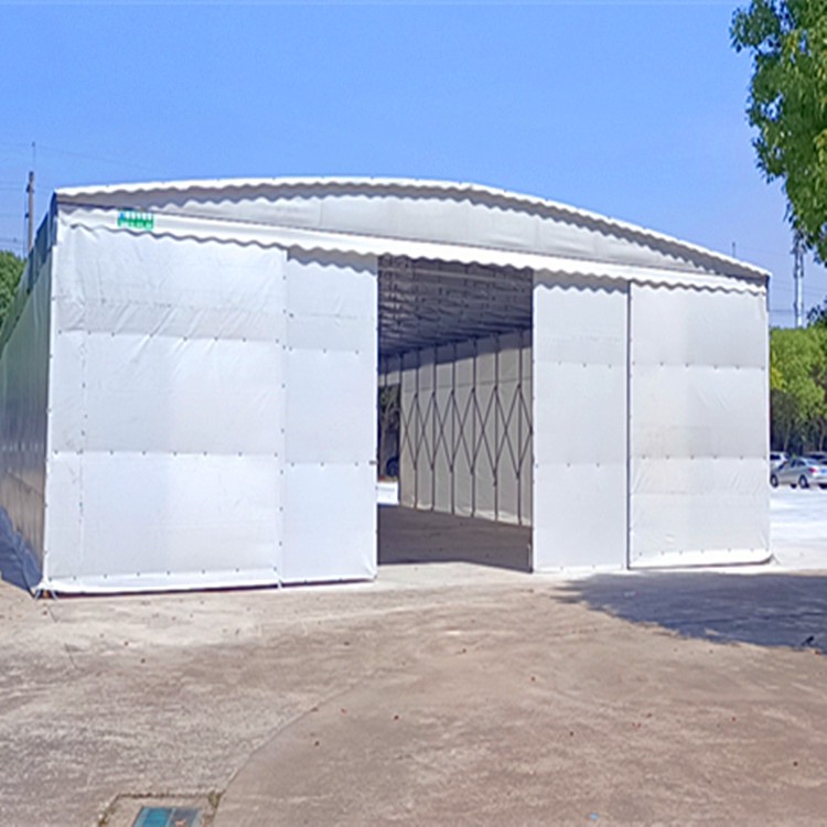 Vietnam on-site installation Electric folding sunshade Thank you for the aisle electric retractable canopy Track-type electric canopy - Image 3