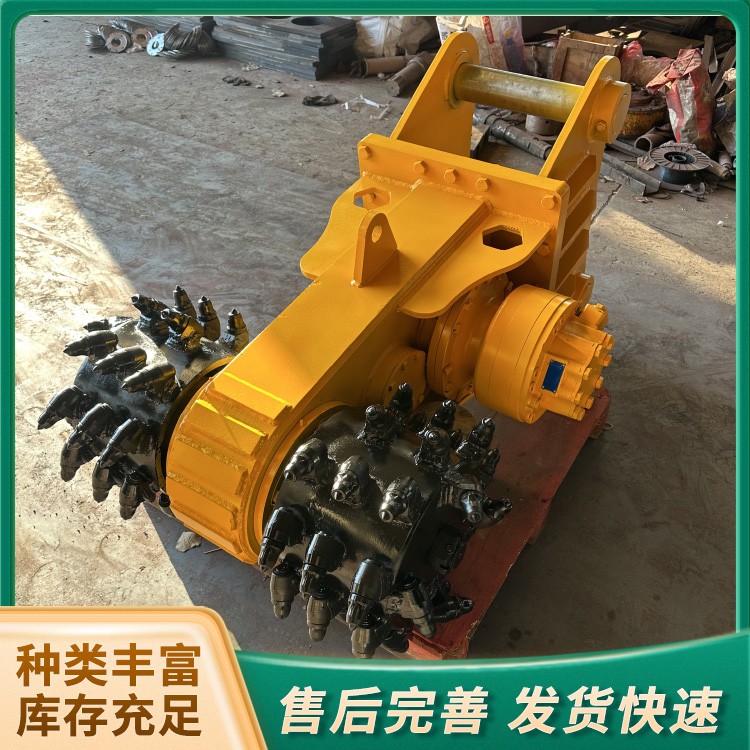 Mining hydraulic milling machine, specifically designed for tunnel excavation. Compatible with hydraulic pump cylinders of scraper machines. High efficiency and wear resistance. - Image 3