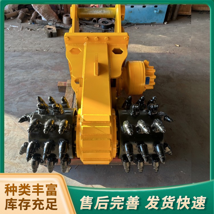 Mining hydraulic milling machine, specifically designed for tunnel excavation. Compatible with hydraulic pump cylinders of scraper machines. High efficiency and wear resistance. - Image 4