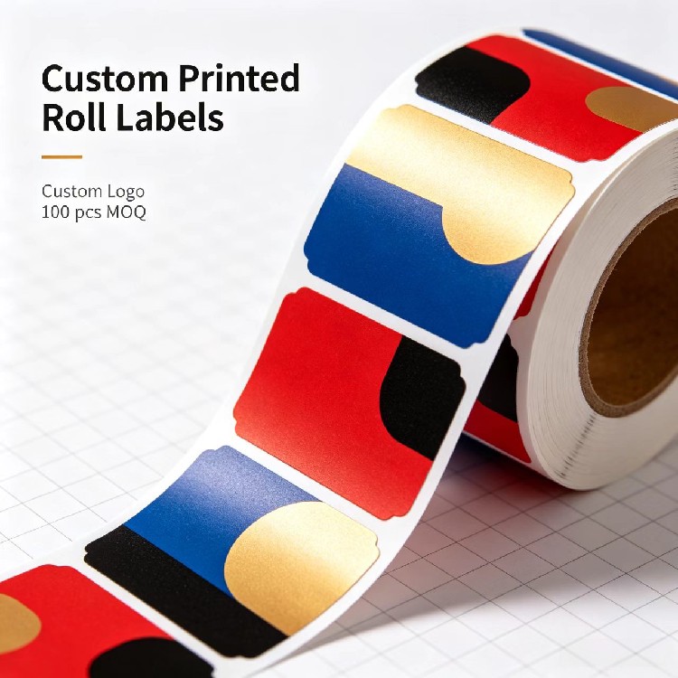 Custom Roll Labels Custom Die Cut Labels Custom Printed Labels Custom Logo Stickers Any Shape Low MOQ 100pcs Bulk Discount - Image 5