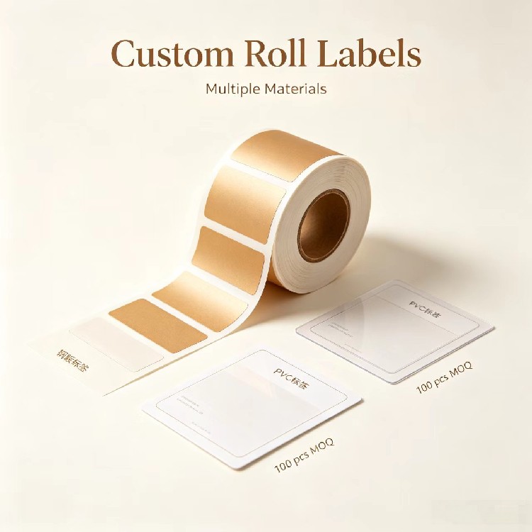 Custom Roll Labels Custom Die Cut Labels Custom Printed Labels Custom Logo Stickers Any Shape Low MOQ 100pcs Bulk Discount - Image 3