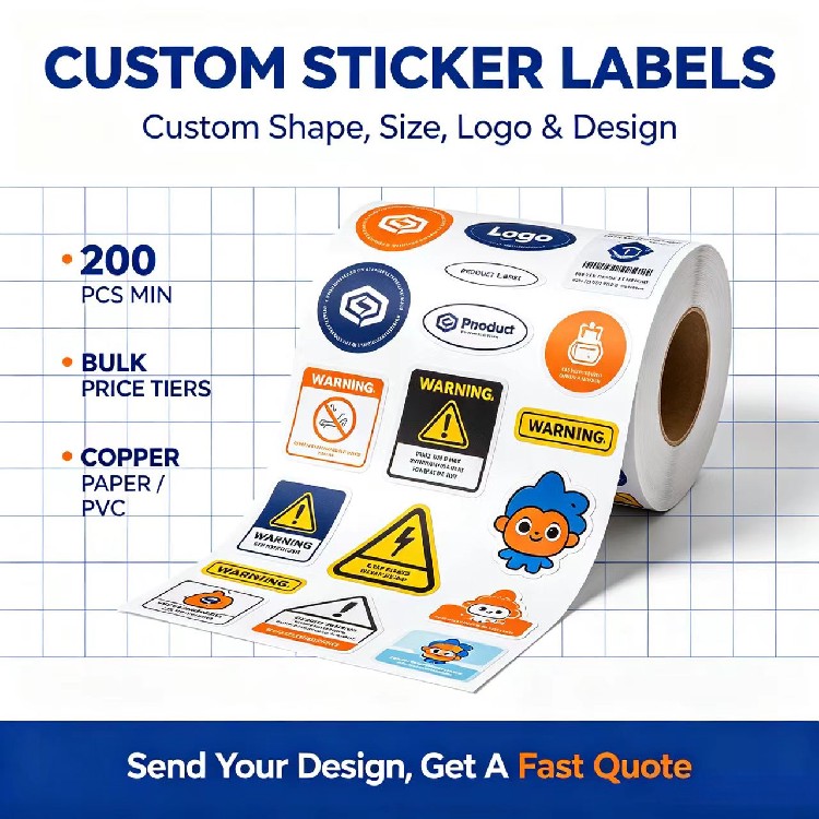 Custom Die Cut Stickers Custom Logo Stickers Custom Printed Labels Custom Sticker Label Any Shape High End Sheet Customization Low MOQ Bulk Discount - Image 3