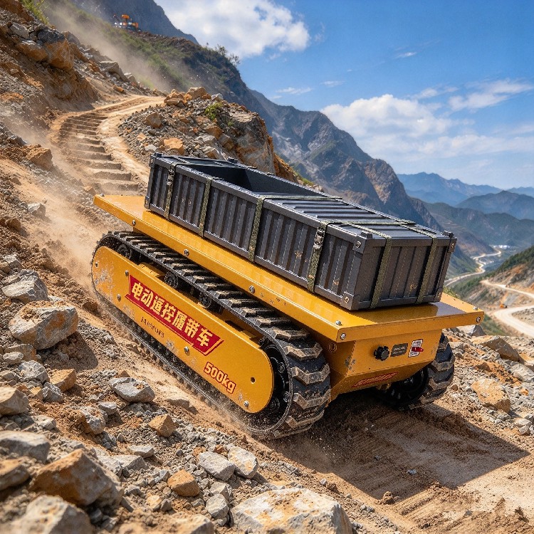 Outdoor Unmanned Tracked Chassis, LiDAR Path Planning, All-Terrain Mobile Robot Chassis - Image 5