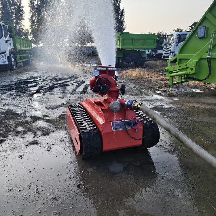 Remote Controlled Tracked Fire Fighting Robot HD Video Reconnaissance - Image 2