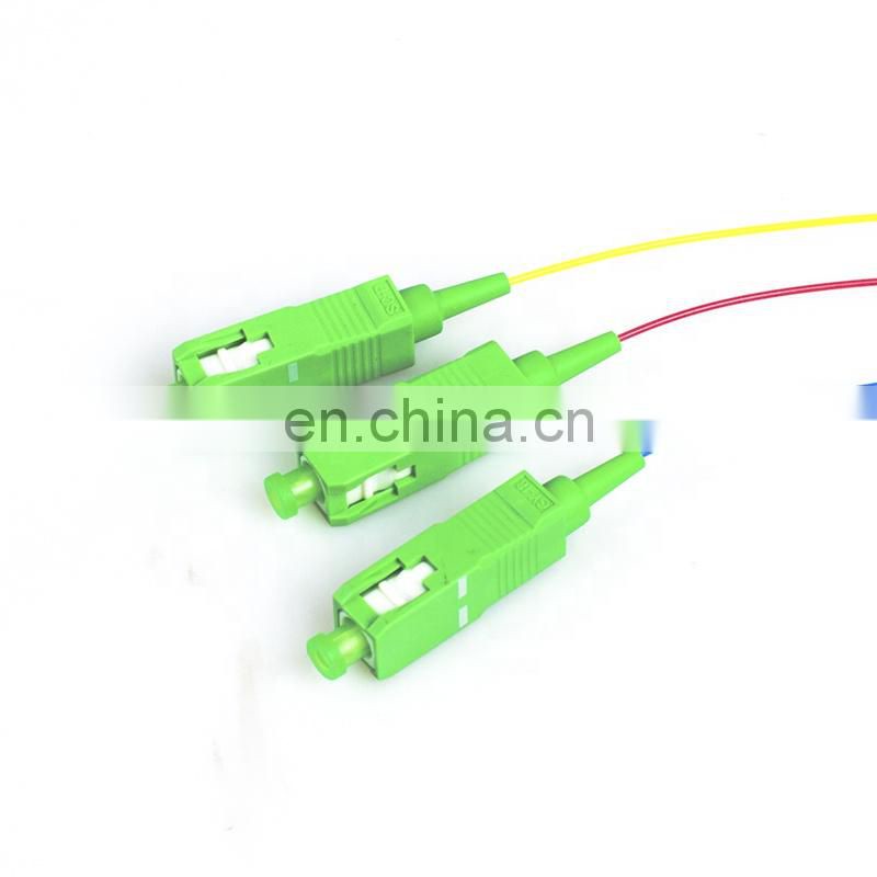 Unbalanced splitter Ratio coupler dual window FBT 1X2 fiber coupler