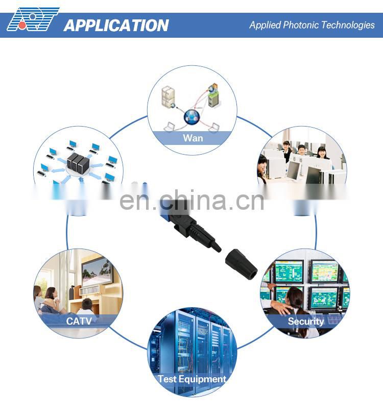 Quick Installation 55mm 60mm Sc/apc Fiber Optic Fast Connector