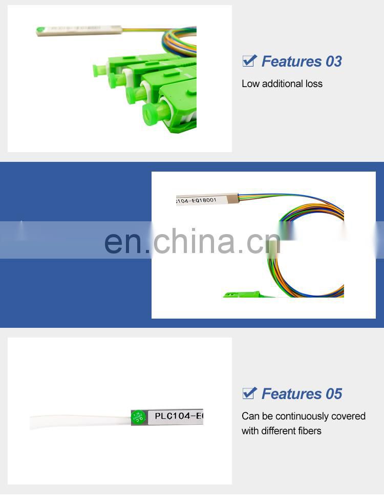 Package Fc Sc St Lc Connectors Plc Fiber Optical Ftth Mini Splitter Equipment