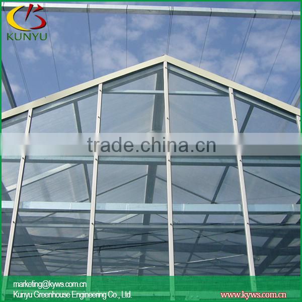 Venlo roof acrylic greenhouse glass polycarbonate greenhouse