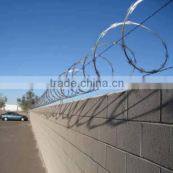 BTO-22 razor blade razor barbed wire 430 coil factory price