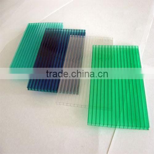 polycarbonate hollow sheet roof price for car garage tents/roof
