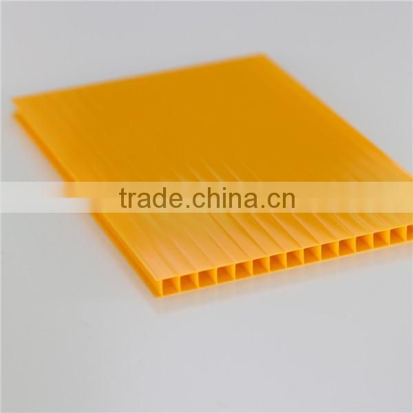 polycarbonate hollow sheet roof price for car garage tents/roof