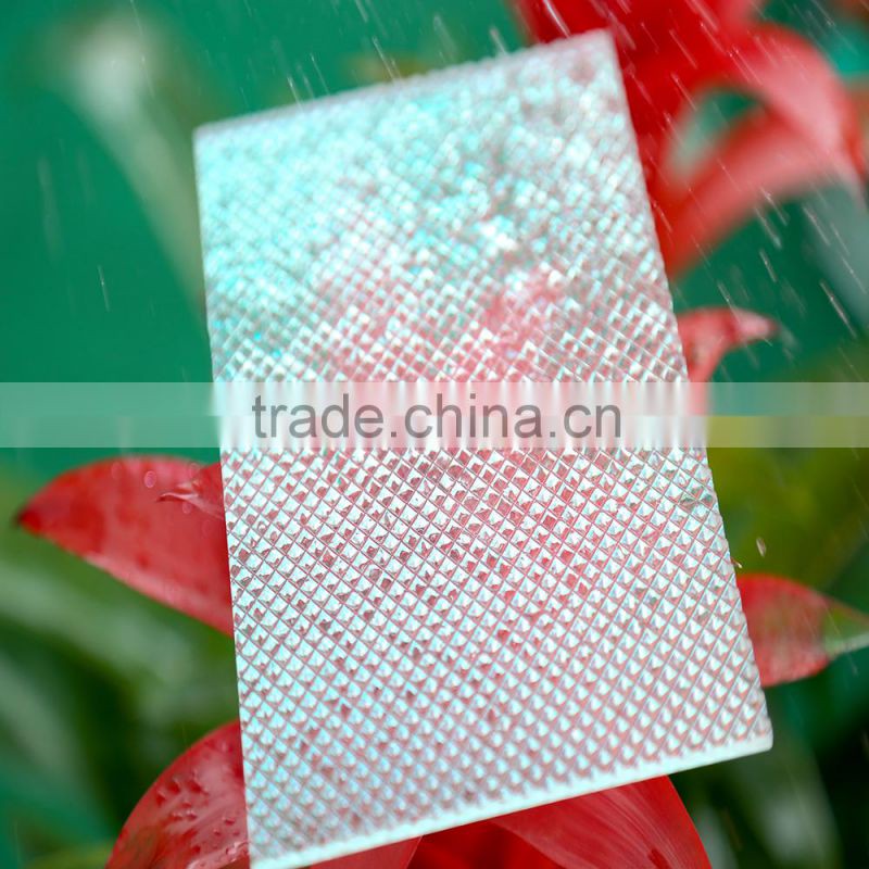 polycarbonate hollow sheet roof price for car garage tents/roof