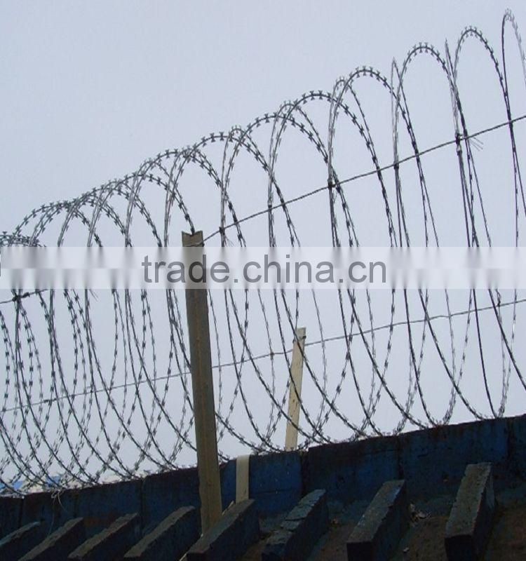 Low price razor wire,razor barbed wire,razor wire fencing