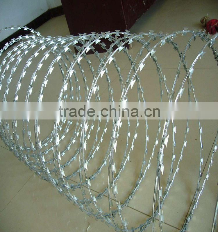 Low price razor wire,razor barbed wire,razor wire fencing