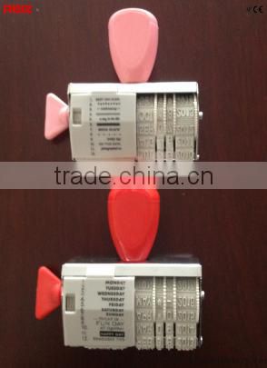 rolling date stamp for date marking