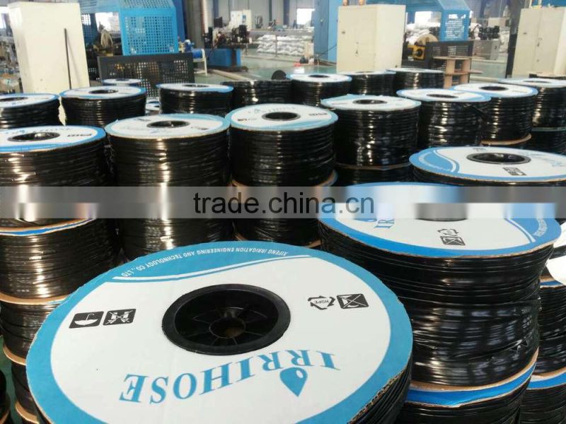 0.18mm China PE raw material flat emmiter drip tape for agricultural farmland irrigation
