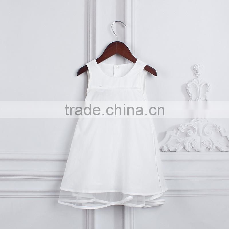European and American children's clothing boutique children dress vest girl princess dress