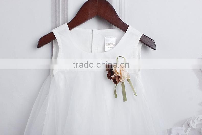 European and American children's clothing boutique children dress vest girl princess dress