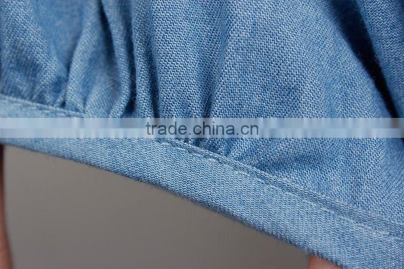 Girl's Dress with Linen Top And Chiffon Tutu skirt